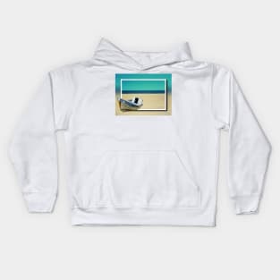 Shipwreck On The Beach Kids Hoodie